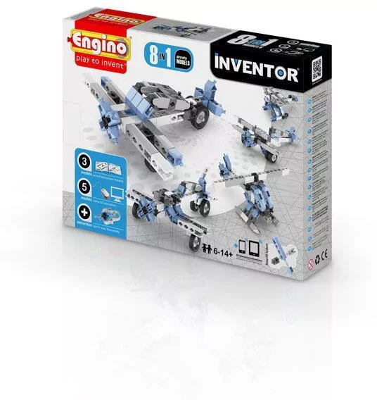 Klocki konstrukcyjne Aircrafts 8 w 1 Engino Inventor - tantis.pl