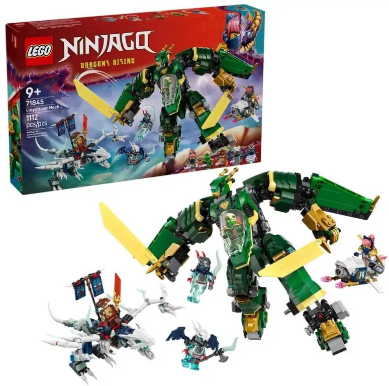 LEGO® Ninjago. Odrzutowy mech Lloyda 71845 - tantis.pl