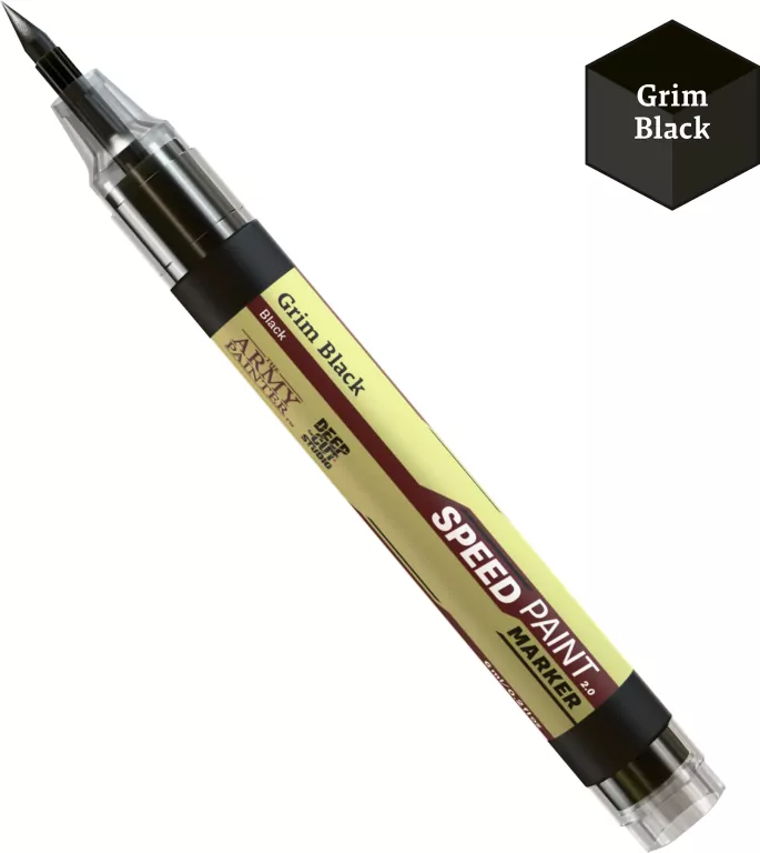 The Army Painter: Speedpaint 2.0 - Marker - Grim Black - tantis.pl