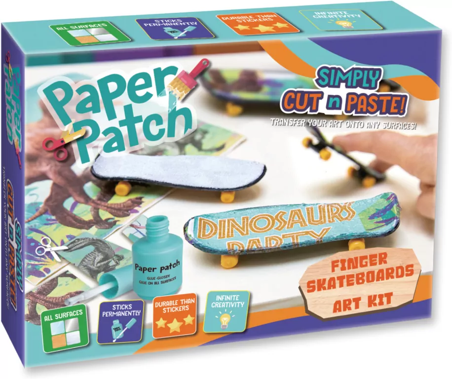 Zestaw decoupage Paper Patch - Deskorolka drewnian - tantis.pl
