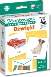 Montessori. Karty obrazkowe Dźwięki. 1-3 lata