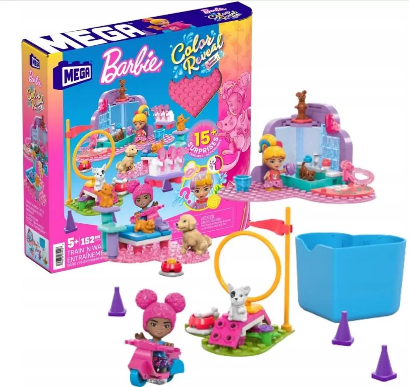 Barbie Mega. Klocki Trening i pielęgnacja zwierząt - tantis.pl