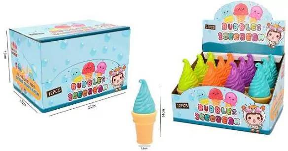 Bańki mydlane Lód 80ml 14cm 801 p12 mix cena za 1 szt - tantis.pl