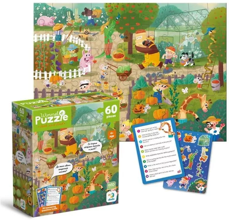 Wimmelpuzzle 60 Summer in the village - tantis.pl