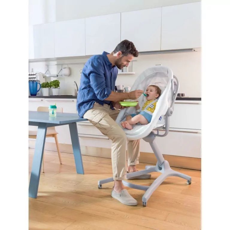 Zestaw do Baby Hug 4w1 tacka+pokrowiec white - tantis.pl