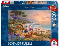 Puzzle 1000. PQ Kaczor Donald & Daisy