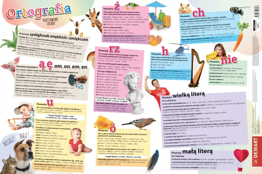 Podkładka na biurko Zasady ortografii - tantis.pl