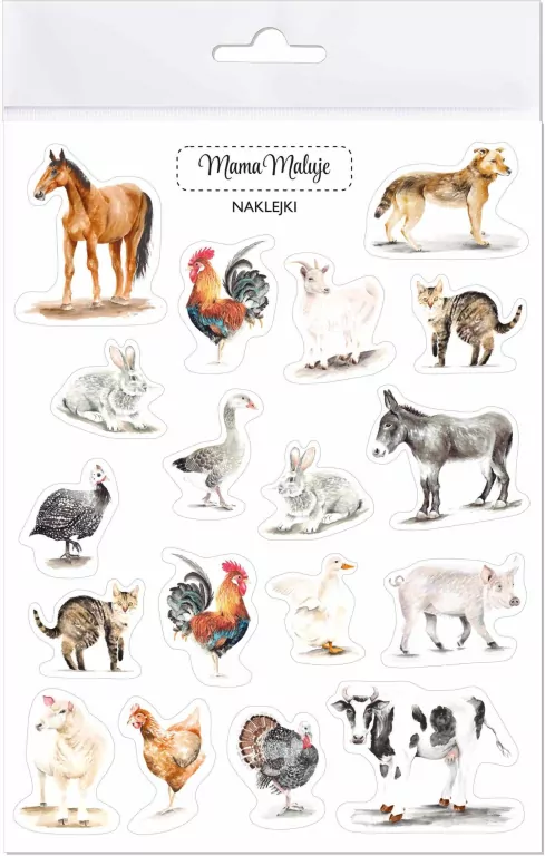 Naklejki. Zwierzęta wiejskie - tantis.pl