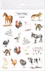 Naklejki. Zwierzęta wiejskie