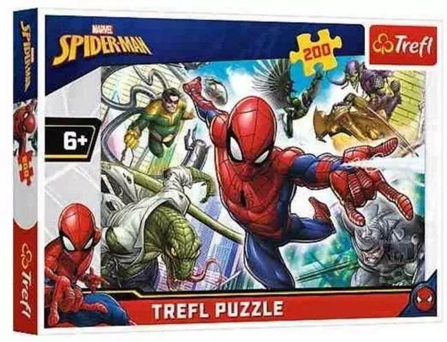 Puzzle 200. Spiderman. Urodzony bohater. 13235 - tantis.pl