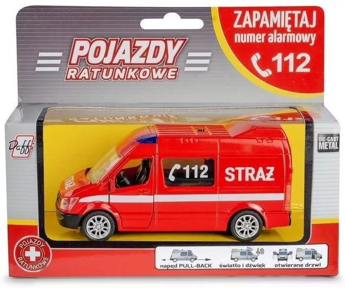Pojazd ratunkowy. Straż pożarna - tantis.pl