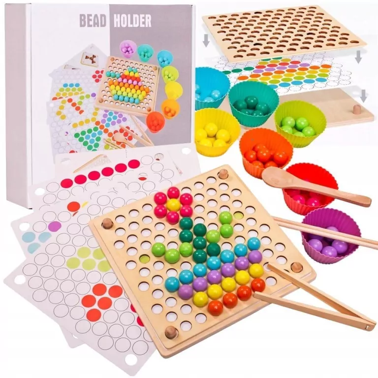 Gra drewniana, układanka Mozaika - tantis.pl