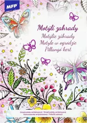 Kolorowanka antystresowa. Motyle w ogrodzie