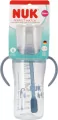 NUK. Butelka do nauki picia ze słomką. 260 ml. Pingwin - tantis.pl