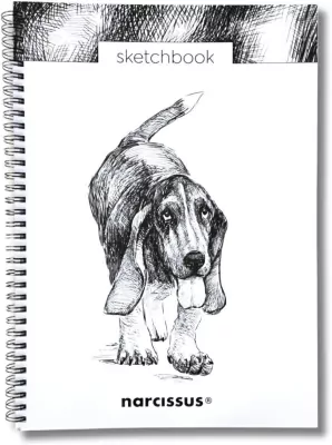 Szkicownik A4/50K na spirali z perforacją - Pies