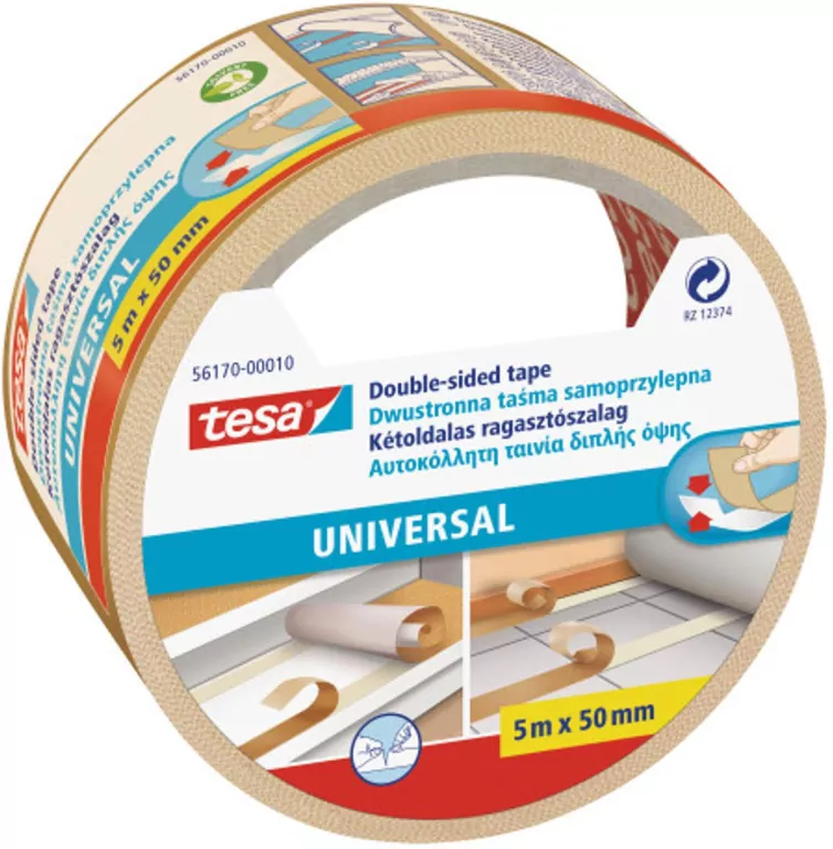 Taśma uniwersalna Tesa dwustronna 10mx50mm - tantis.pl