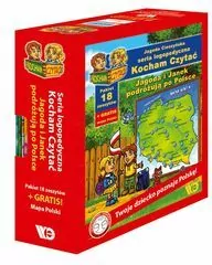 Jagoda i Janek podróżują po Polsce. Kocham Czytać. Seria logopedyczna. Pakiet 18 zeszytów - tantis.pl