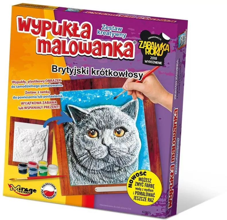 Zestaw Kreatywny do malowania. Brytyjski kot krótkowłosy - tantis.pl