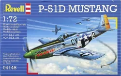 Samolot 1:72 04148 P51D Mustang  Revell