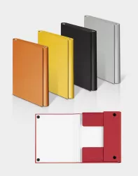 Teczka z rzepem A4 skrzydłowa Fck 311/01, czerwona