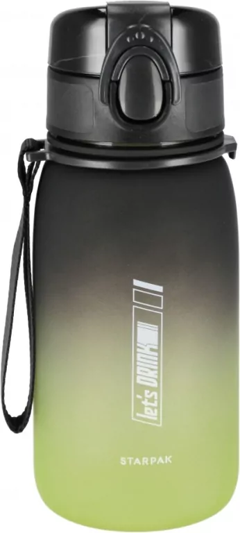 Bidon 400ml. Ombre green-black - tantis.pl