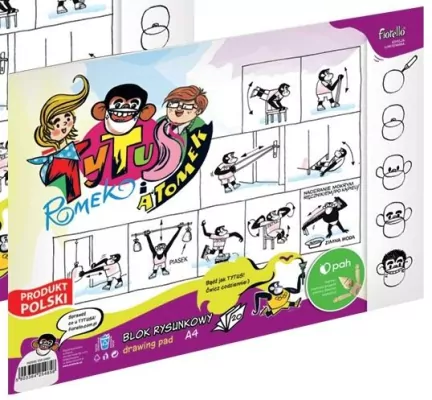Blok rysunkowy A4/20K. Tytus