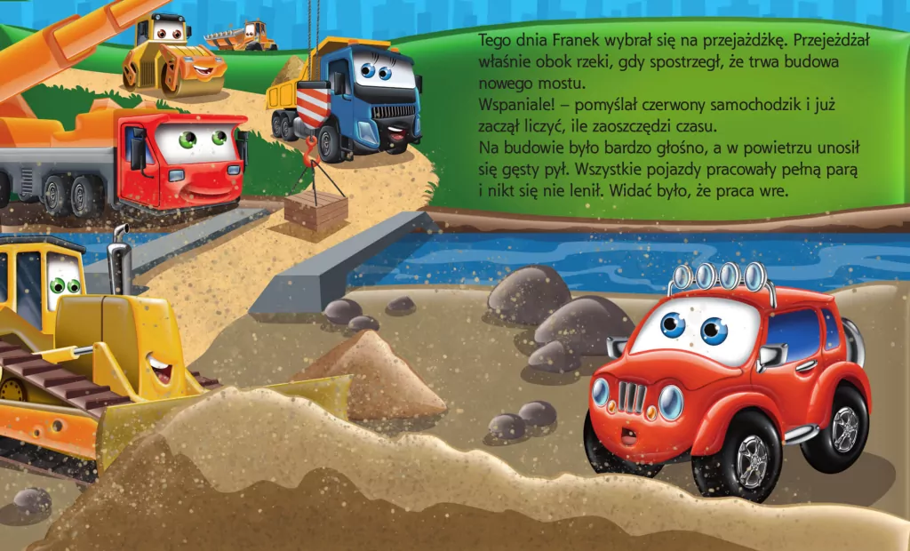 Samochodzik Franek. Pojazdy budowlane - tantis.pl