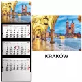 Kalendarz 2026 trójdzielny Kraków - tantis.pl