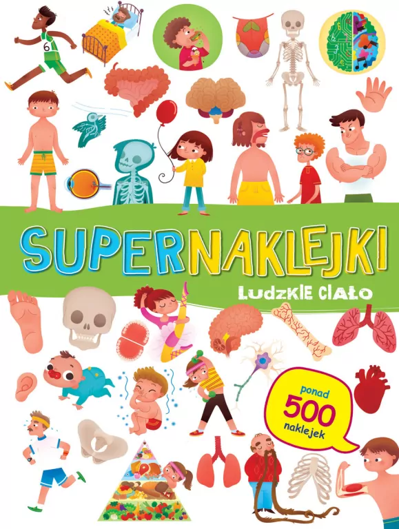 Supernaklejki: Ludzkie ciało - tantis.pl