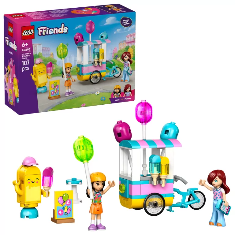 LEGO® Firends. Stoisko z lodami i balonami 42692 - tantis.pl