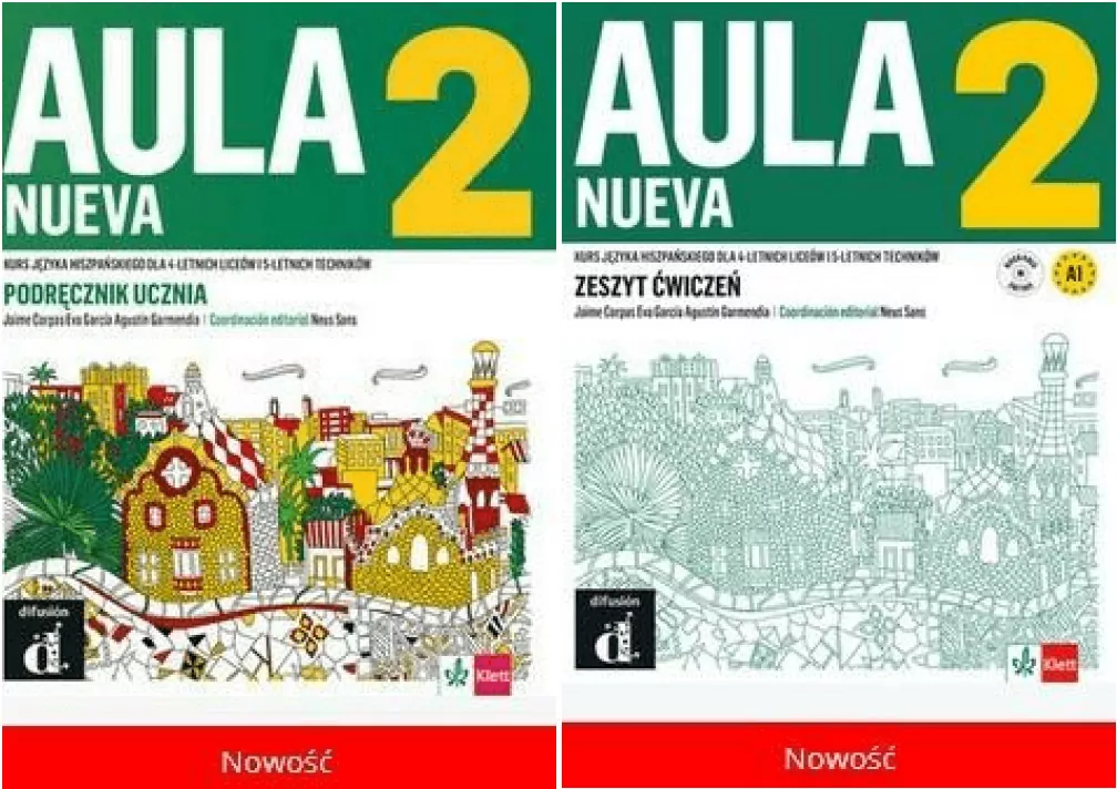 Pakiet: Aula Nueva 2. Podręcznik / Zeszyt ćwiczeń. Język hiszpański - tantis.pl