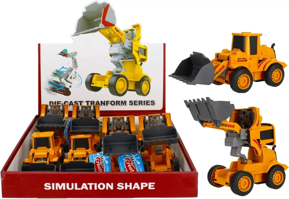 Maszyna budowlana Spychacz metalowy 15 cm - tantis.pl