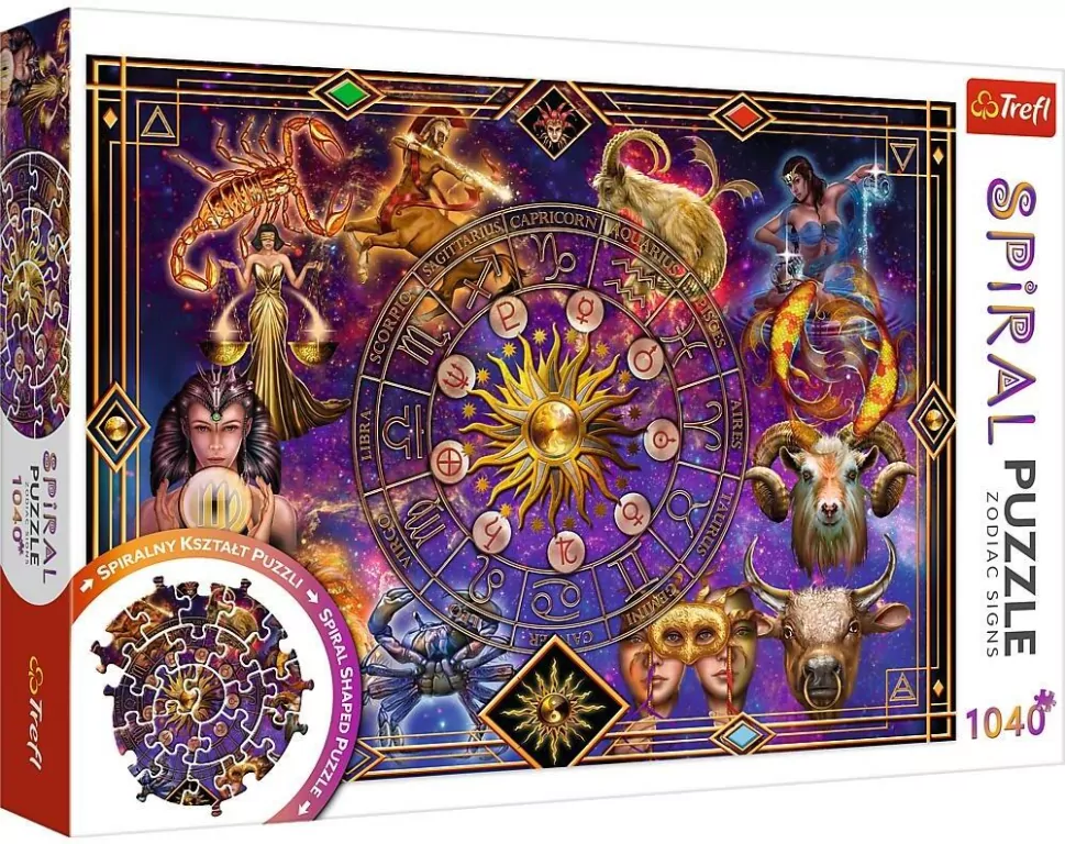 Puzzle 1040 Spiral. Znaki zodiaku - tantis.pl