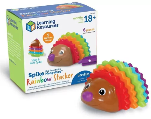 Sorter Tęczowy Jeż Zestaw do rozpoznawania kształtów