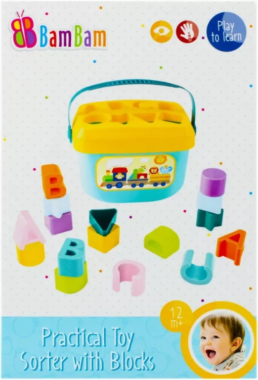 Sorter wiadereczko 2w1 BAM BAM - tantis.pl