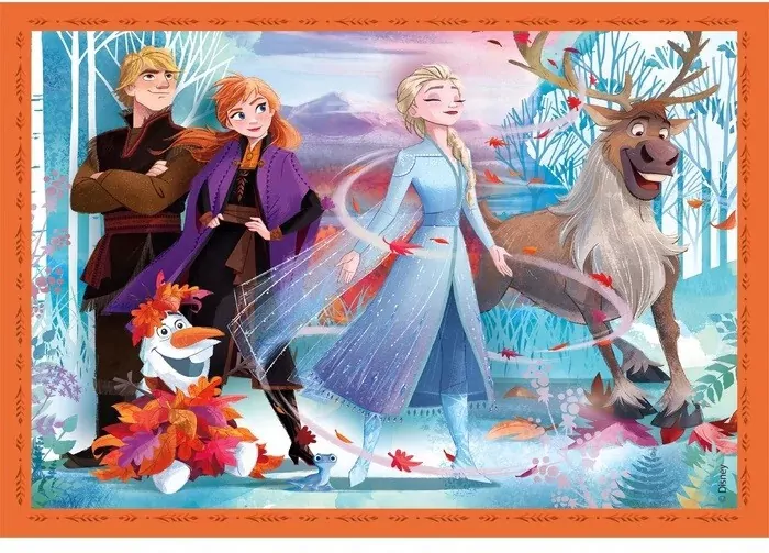 Clementoni. Puzzle 4w1. Super Kolor Frozen - tantis.pl