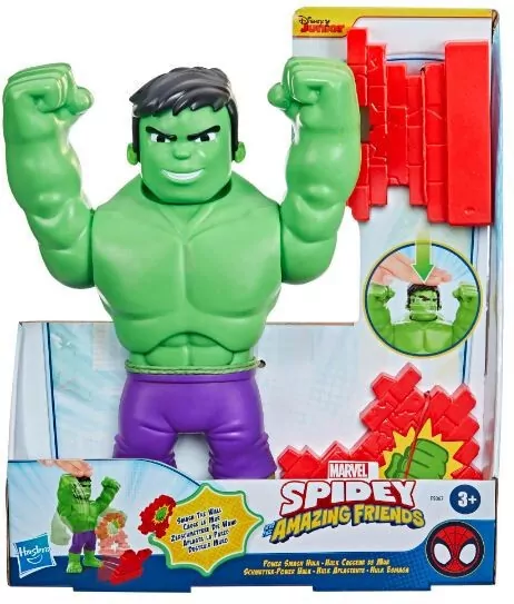 Figurka SPIDER-MAN Spidey i super kumple Power Smash Hulk - tantis.pl