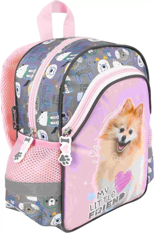 Plecak przedszkolny D1 My Little Friend Sweet Pomeranian - tantis.pl