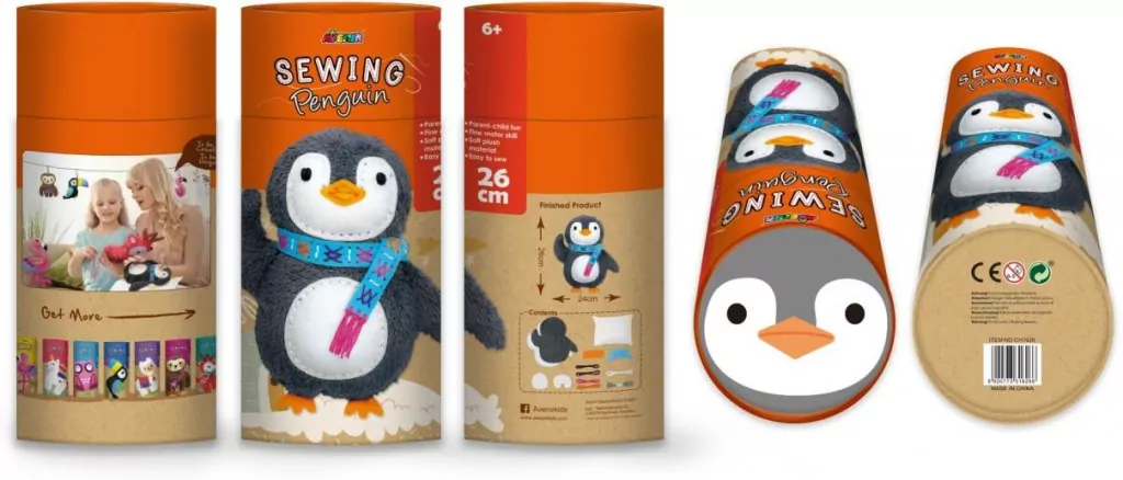 Uszyj lalkę Pingwin - tantis.pl