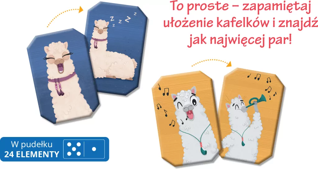 Lamy i alpaki. Memory. Kapitan Nauka - tantis.pl