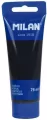 Farba akrylowa w tubce 75ml odrzutowa czerń MILAN - tantis.pl