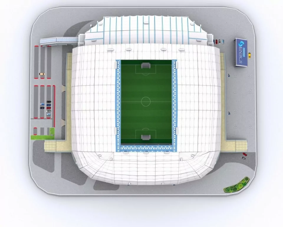 Puzzle 3D Stadion Inea w Poznaniu - tantis.pl