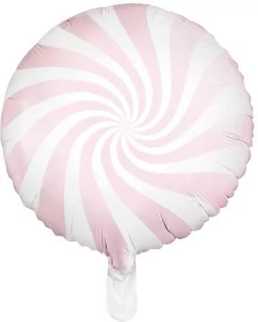 Balon foliowy Cukierek. Jasno różowy 35cm - tantis.pl