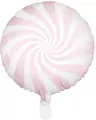 Balon foliowy Cukierek. Jasno różowy 35cm - tantis.pl