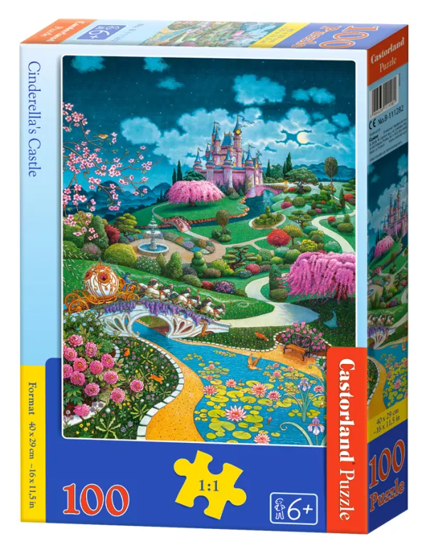 Puzzle 100 Cinderella's Castle CASTOR - tantis.pl