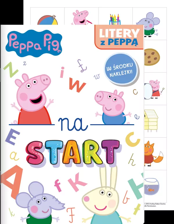 Świnka Peppa. Litery z Peppą. Na start 6 - tantis.pl