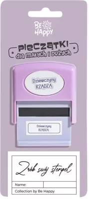 Pieczątka z napisem - Dziewczyny Rządzą