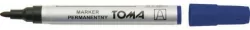 Marker permanentny okrągły niebieski p10. TOMA, cena za