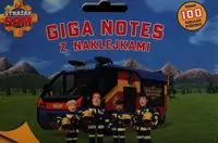 Strażak Sam. Giga notes z naklejkami - tantis.pl