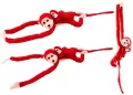 Maskotka małpka z dzieckiem czerwona 70cm - tantis.pl
